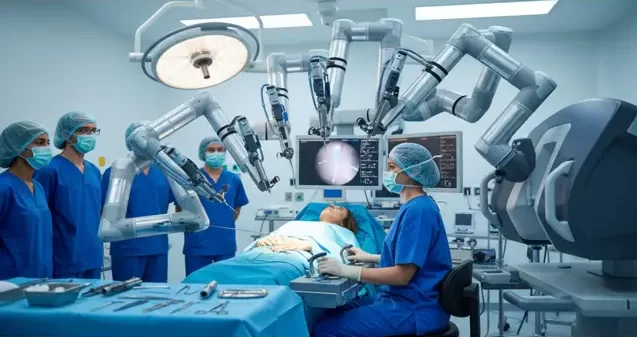 3D robotic surgery