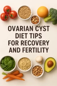ovarian cyst diet tips for recovery
