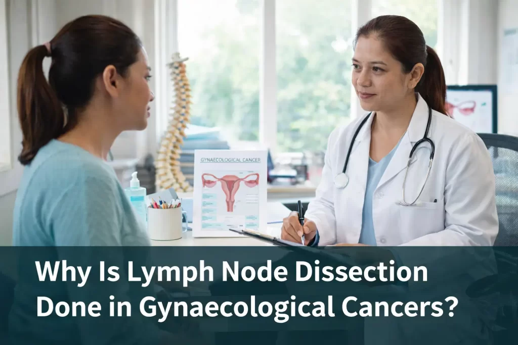  Why lymph node dissection is done in Gynaecological cancers